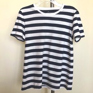 Navy & White striped T-shirt